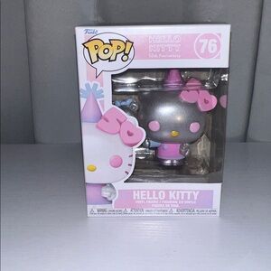 Funko Pop Hello Kitty 50th Anniversary Pink and Silver Figure